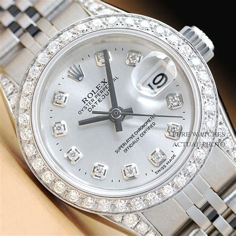 rolex donna con diamante|rolex lady datejust white gold.